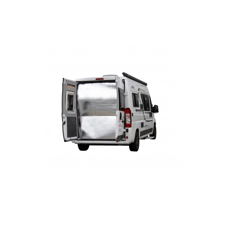1 - Rideau thermique isolant arrière pour Fiat Ducato H2 (2007-2014) pliable 3 couches pour fourgon